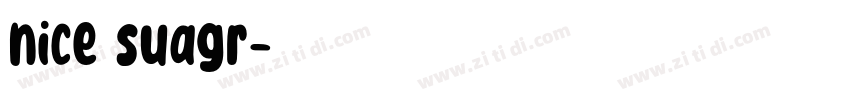 nice suagr字体转换